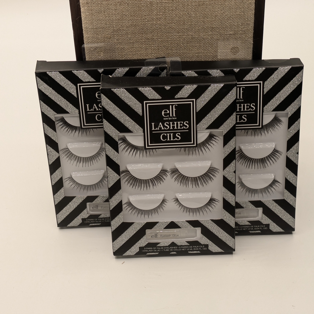 ELF Lashes Cils - Black Set Of 3/3 Packs